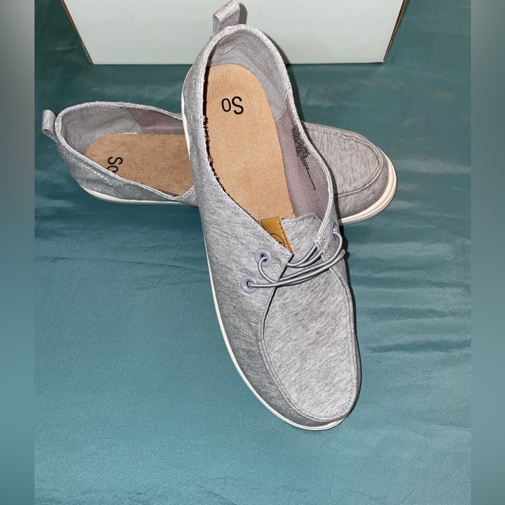 NIB Light Gray Loafer Shoes